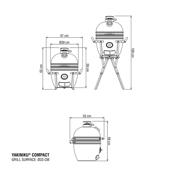 Yakiniku Kamado Compact 13