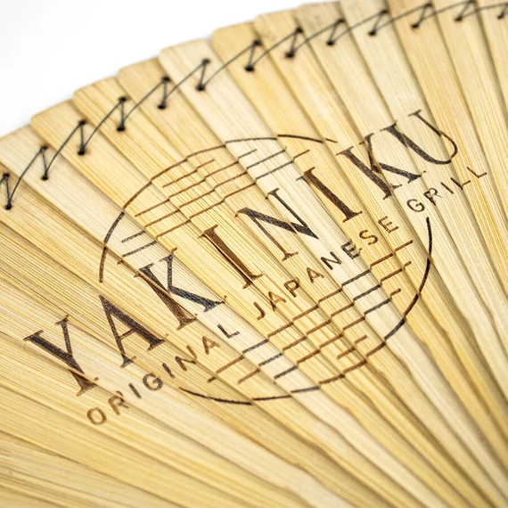 Yakiniku Bamboo Hand Frie Fan legyező  500526