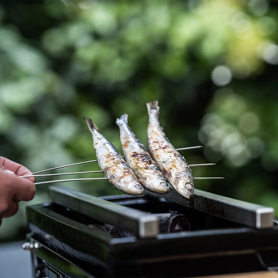 YAKINIKU Rectangular Shichirin Yakitori bars   800801