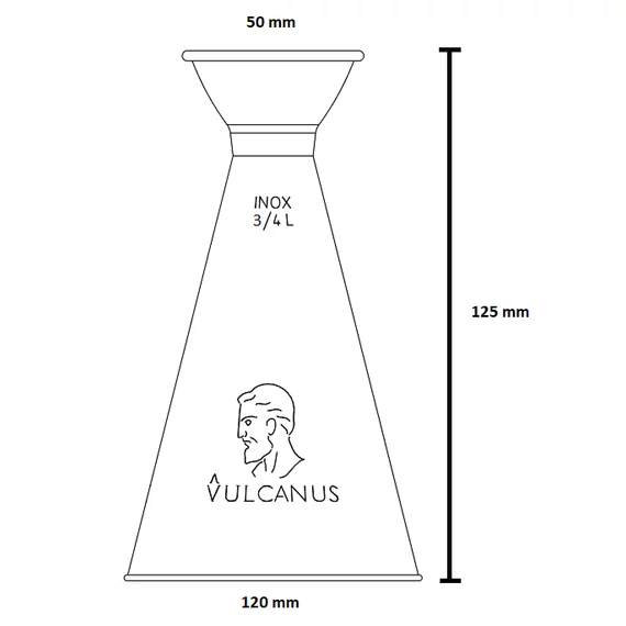Vulcanus Oilcan 0,75 l Olajkanna