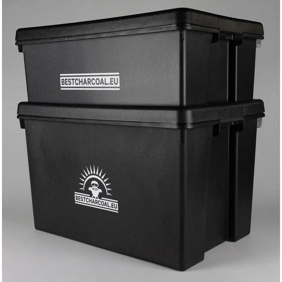 Bestcharcoal faszén tároló box 62 literes