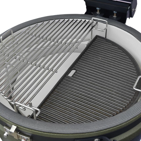 EXPLODE BBQ Half Moon Cast Iron Plate öntvény félhold vaslap 47 cm