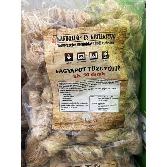 Fagyapot tüzgyújtó ,grillgyújtó 50 db-os