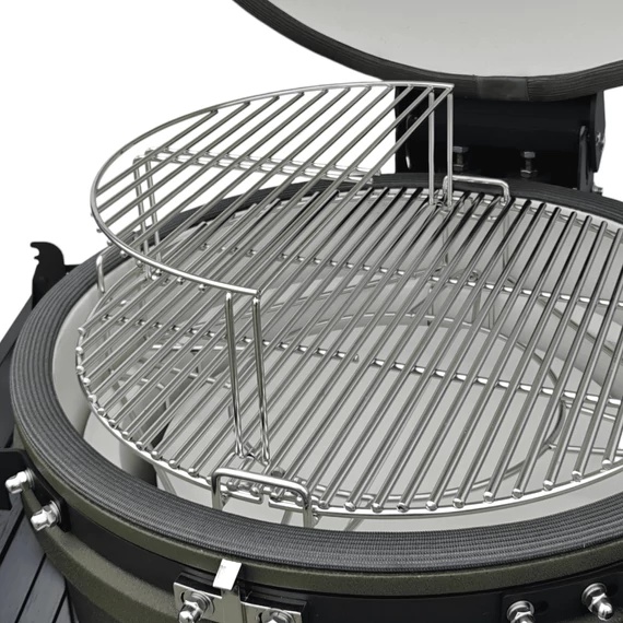 EXPLODE BBQ Grill Expander Half Moon Stainless Steel